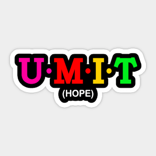 Umit - Hope. Sticker